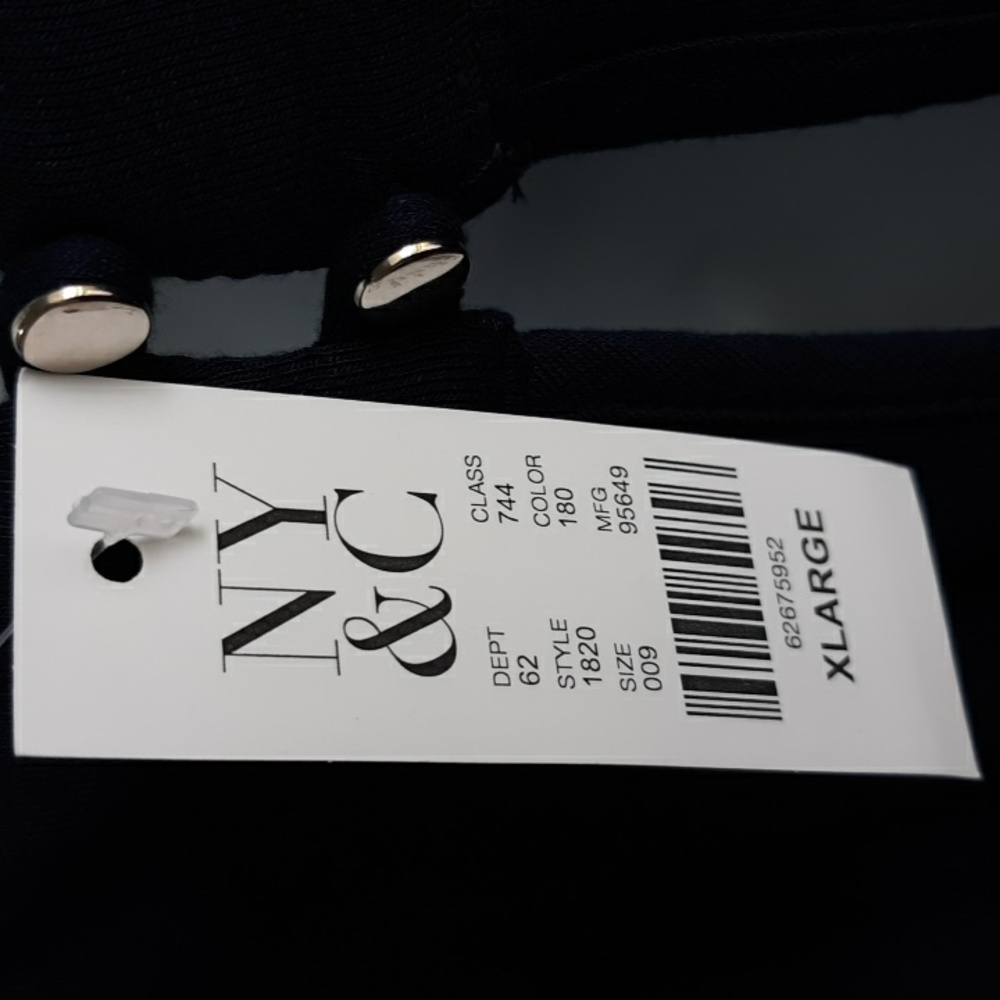 New York & Co. Navy Blue Maxi Dress Size XL - Picture 7 of 10